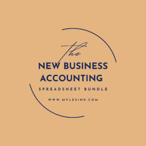 New Business Accounting Spreadsheet Bundle