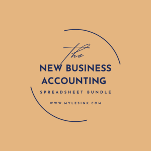 New Business Accounting Spreadsheet Bundle